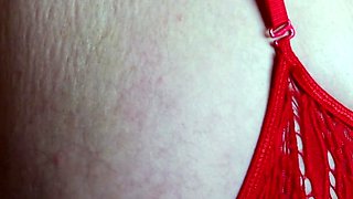 Close up view of a dude jerking off