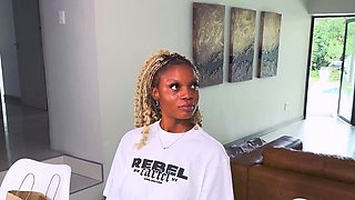 Amateur Big Tits 18yo Ebony Pussy RAILED