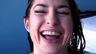 Naked Beauty Wakes Up With BJ & DP Then Cum On Face At
