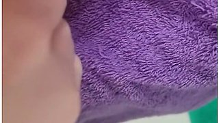 Peeing Desperately On A Towel