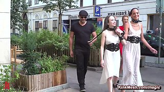 Wild public group fucking of ass fuck action