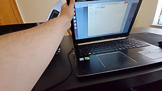 Maid in Jeans and Flip Flops Signs Agreement to Fuck 1 Minute Every Hour Until Her Boss Cums