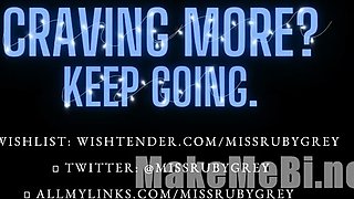 Miss Ruby Grey - Cock Slut Throat Coat