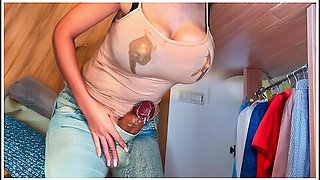 Stepmothers Boner Was Sucked By Her Nerdy Stepson In The Office Room