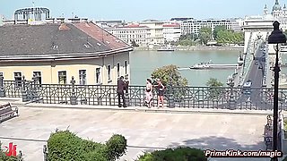 Humilated And Strip Naked In Public - Rebecca Volpetti, Cherry Kiss And Steve Holmes
