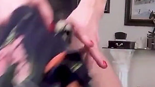 Fitness Crazed MILF Ciel From the Usa Slides Out of Her Evening Dress and Rubs Her Inviting Cunt