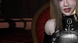 Latex Slut Has Bondage Femdom Threesome