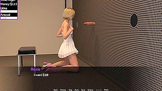 Rossie Doing Continuous Blowjob To Interracial Black & Whites Cock