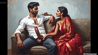 Indian Wife Catches Husband Fucking Sister-in-Law in Basement - Big Ass, Cum in Mouth, HD