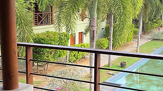 Outdoor Flashing, Modeling, Spitting on Boobs, Fake Cum Play