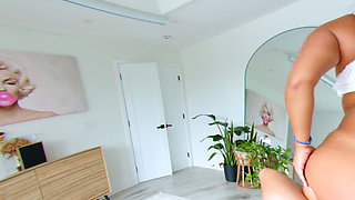 Omg! My Big Booty Latina Stepmom Let Me Use Her as My Pocket Pussy - Bts - Lexis Star