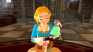 Zelda crafted a stamina potion