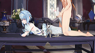 Genshin Impact - Odette Passionate Sex Scene - 3D Hentai Animation