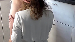 My Sexy Wife Did Not Expect Me to Fuck Her at the Kitchen
