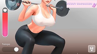 Tracer shows off her big booty in an Overwatch webcam adventure