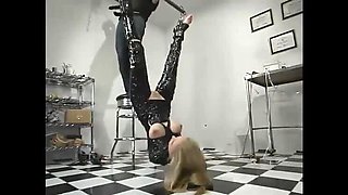 Chanta Rose Handjob Femdom Bondage - Tied Up Lesbian Squirt & Pussy Eating Fetish