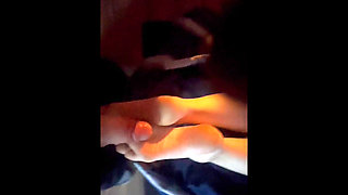 Redhead Hot Wife with Sexy Feet Lets Me Shoot a Big Hot Load All Over Her Soles for the First Time.