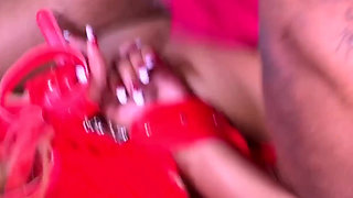 Sexy Nina Rivera Gets Bound and Fucked Hard for Christmas