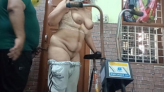 Indian Gym Teacher Prefer Not Only Exercise but Also Hardcore Sex
