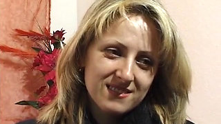 A pick up of Elke the 37-year-old secretary