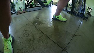 StrapOn Lesbian with big boobs fucks her blonde sexy GF