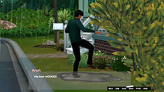 Indian Stepsister Sucking and Giving Deepthroat Blowjob to a Black Huge Cock