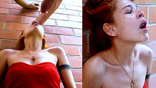 18YO LATINA BARTENDER FACE FUCKED ROUGH