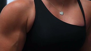 Brunette babe chelsea french solo masturbation