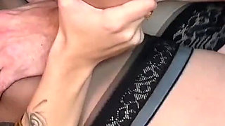 A Beautiful Wild Brunette Comes to Swallow Her Dose of Cum!