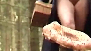 Busty cougar gets submissive