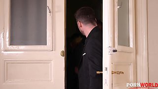 Busty Brunettes Anissa Kate and Ania Kinski Take BDSM Airtight Punishment GP2256