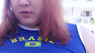 Smoking Fetish - Chubby Smokes on Your Face and Shows Her
