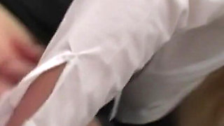 Blonde MILF Babe Ava Martin Is a Horny Secretary Gagging to Ride Her Co Workers Huge Fat White Cock