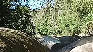 Naughty Girl Called Me to Go to the Waterfall