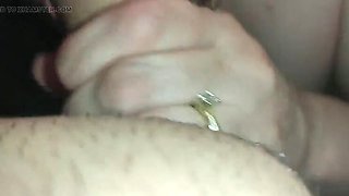 Amateur Housewife MILF Takes Hot Cum in Mouth - Oral Creampie Swallow