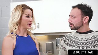 Cherry Kiss the Busty MILF, Spits on Charles Deras Ego by Riding Her Doctors