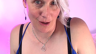 Stepmommy Made Me Cum Into My Own Mouth Because I Was Caught Jerking Off With Her Panties