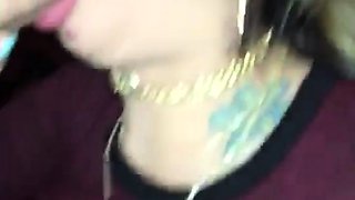 Homemade amateur riding cock cumshot swallow in lingerie