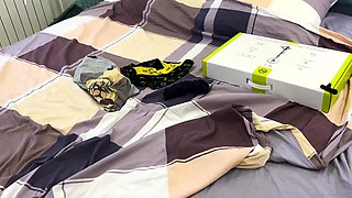 Vaginal gift of fate STEPMOM stuck under the bed.