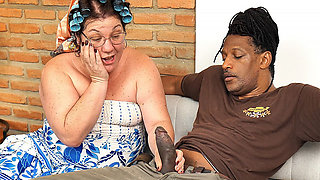 BBW Mature Destroyed by a Fat Big Black Dick