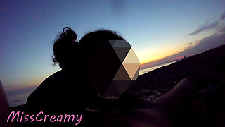Dick Flash French Teacher MILF Risky Beach Blowjob Maspalomas Nude Beach Cumshot People