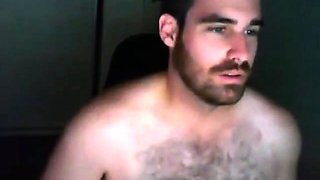Amateur Daddy Hunk Strokes His Big Cock