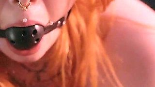 Redhead Sex Slave, He Does What He Wants!