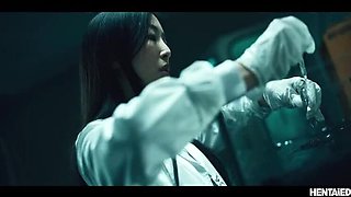 Asian Hentai Futanari Monster Fucks BBW - Creampie & Cum in Mouth