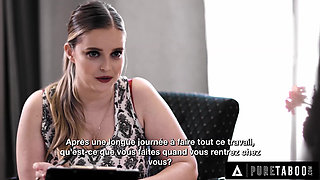 PURE TABOO Counselor Codi Vore Seduces Soft Man In Front Of His Controlling Wife - FRENCH SUBTITLES