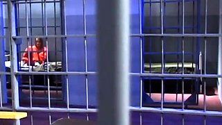 Close up footjob with great cumshot