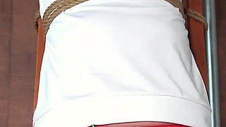 A Girl Toyed with by a Toy Thrashing About Inside Her Bloomers.