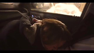 Date Night! Risky Public Blowjob, Almost Caught & Getting a Creampie!