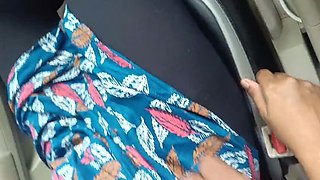 Office Manager Inba Hot Car Sex with Married Colleague - Fingering & Doggy Style Part 1