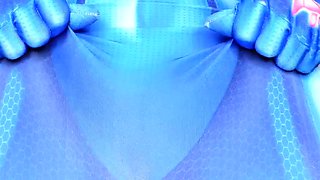 Amateur blondie solo anal masturbation